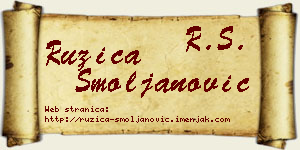 Ružica Smoljanović vizit kartica